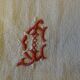 Vintage cloth with CJ monogram