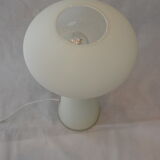 White frosted glass lamp