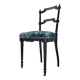 Chaise Napoléon 3 velours bleu