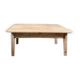 Square Farmhouse Coffee Table (Refurbished)