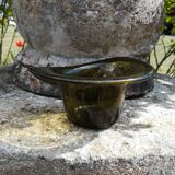 Empty blown glass pocket