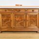 Buffet 3 portes en noyer, fin XIXème