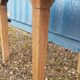 Old Burmese teak dining table