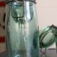 2 Jars l'idéal vintage green and blue