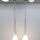 IKEA Klockspel 1980 pair of pendant lights cleaned and functional.