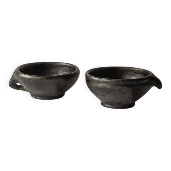 Duo de tasses en terre cuite Kânâh — “Souffle de Terre”
