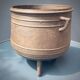 Cast-foot and cast-iron cauldron
