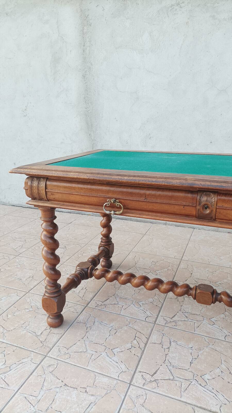 Louis XIII desk in walnut