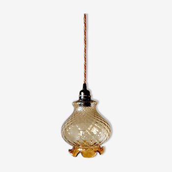 Amber hanging lamp