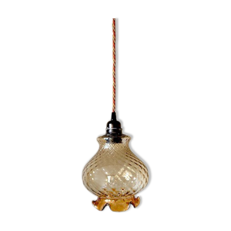 Amber hanging lamp