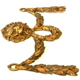 Lion Ornament Gilt Bronze