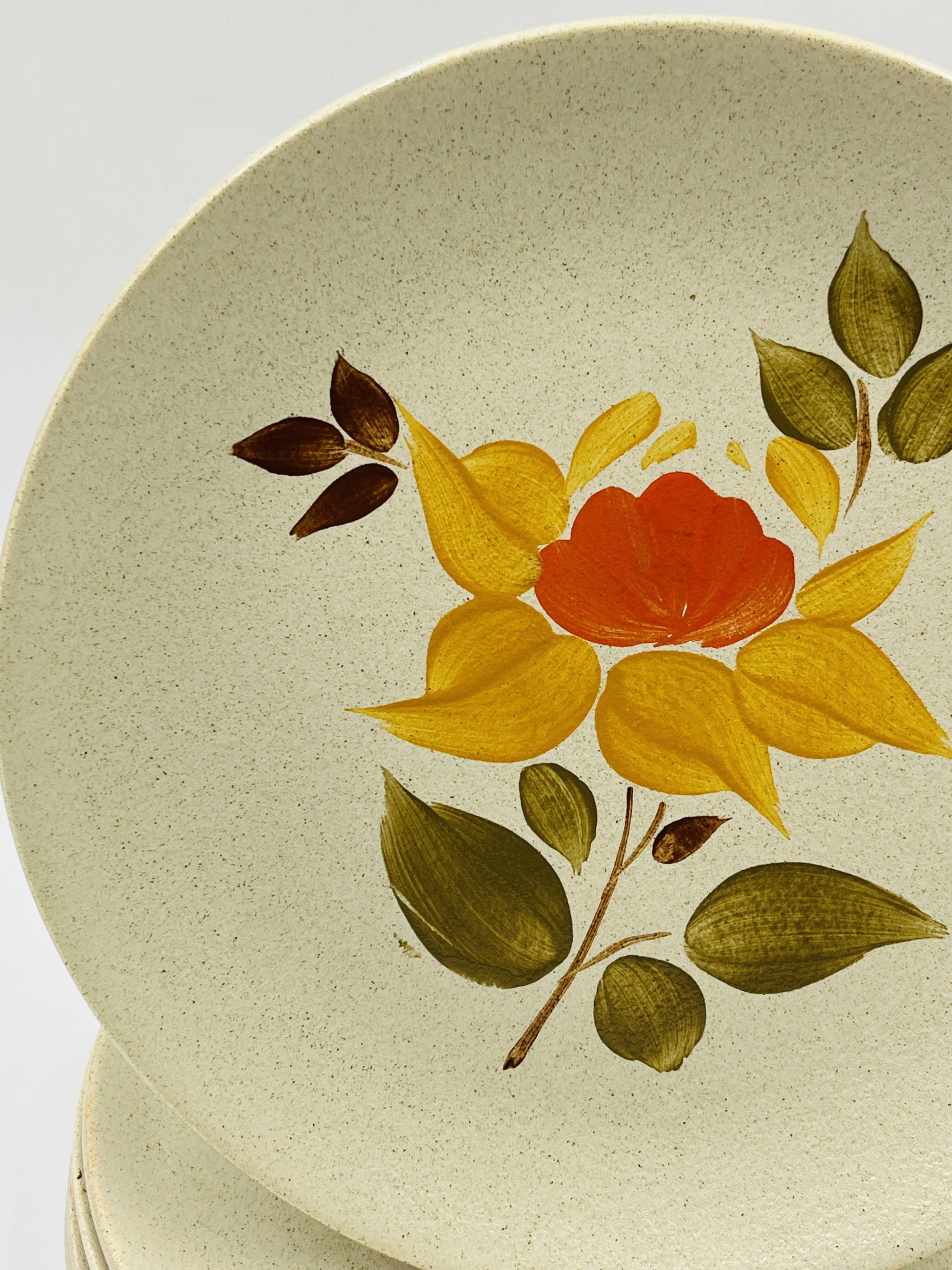 Set of Stoneware Plates Saint-Amand Jamaica