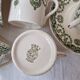 Lot de 8 tasses Empire de Badonviller