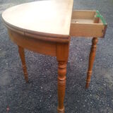 Old half moon table