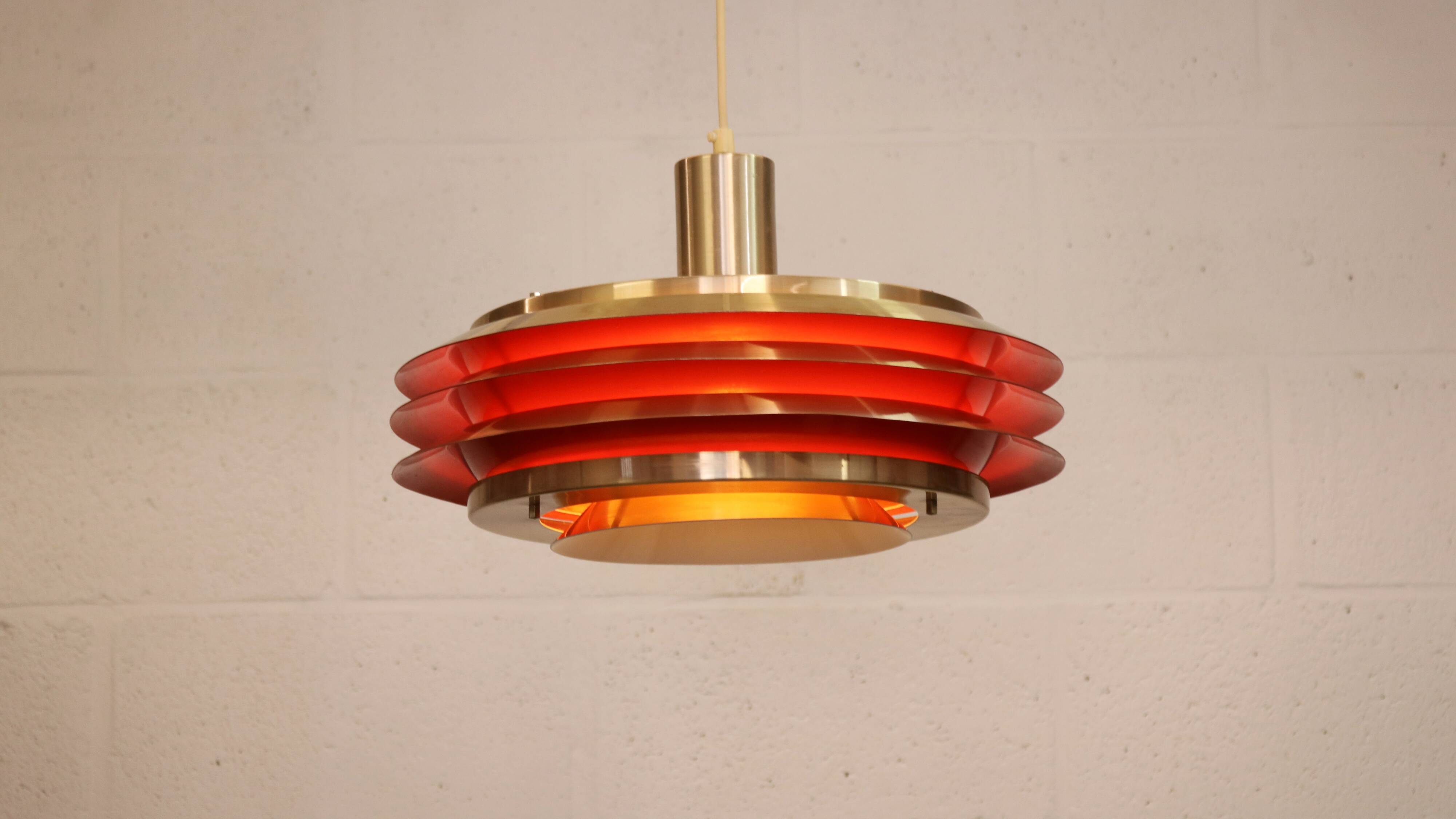 Very rare old Danish design lamp by Teknika model 400  - 60's