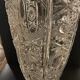 Large patterned glass vase