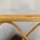 Rattan wall shelf