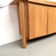 Enfilade galbée Maison Regain en orme massif, 1970