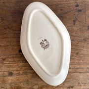 Antique Boch La Louvière Belgium dish