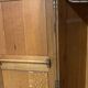 1930s English oak cabinet