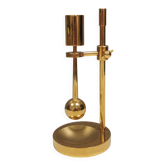 Danish brass adjustable candlestick by Poul Kralund from the 1950-60s