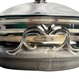 Tableware, silver-plated metal vegetable dish by Guildart, 20th century