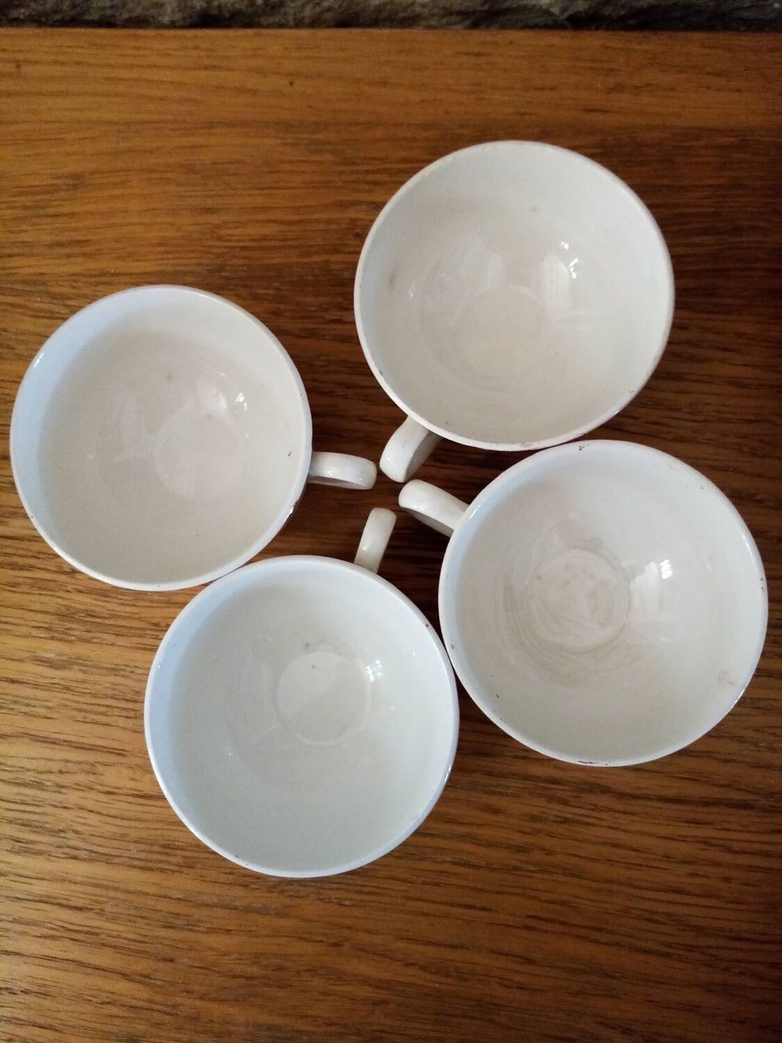 Tasses porcelaines Sarreguemines Epernay