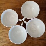 Tasses porcelaines Sarreguemines Epernay