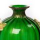 Murano glass table lamp with 24 kt gold.