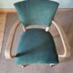 Green Art Deco bridge armchairs