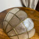 Mother-of-pearl and brass wall light