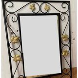 Wrought iron mirror
