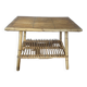 Rattan coffee table