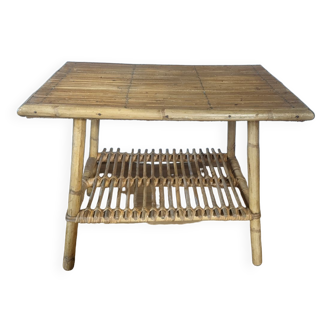 Rattan coffee table