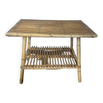 Rattan coffee table
