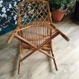 Rattan armchair