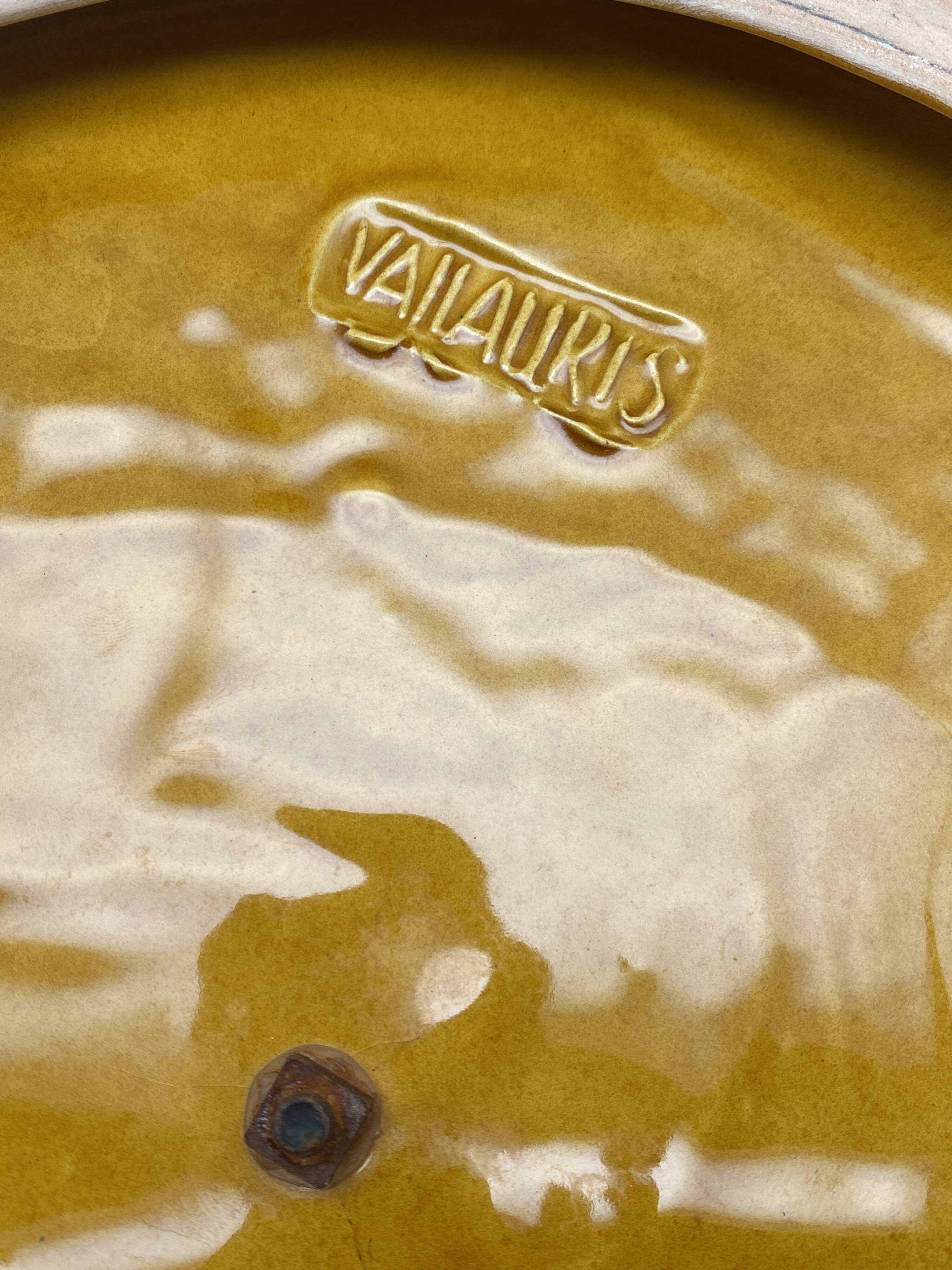 Vallauris mushroom pattern cheese board