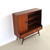 Vintage teak bookcase by Louis van Teeffelen