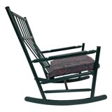 Vintage rocking chair wood 1960s design