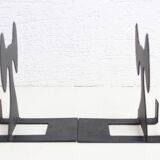 Vintage metal bookends