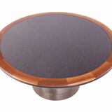 Table design de style yacht ronde 1980