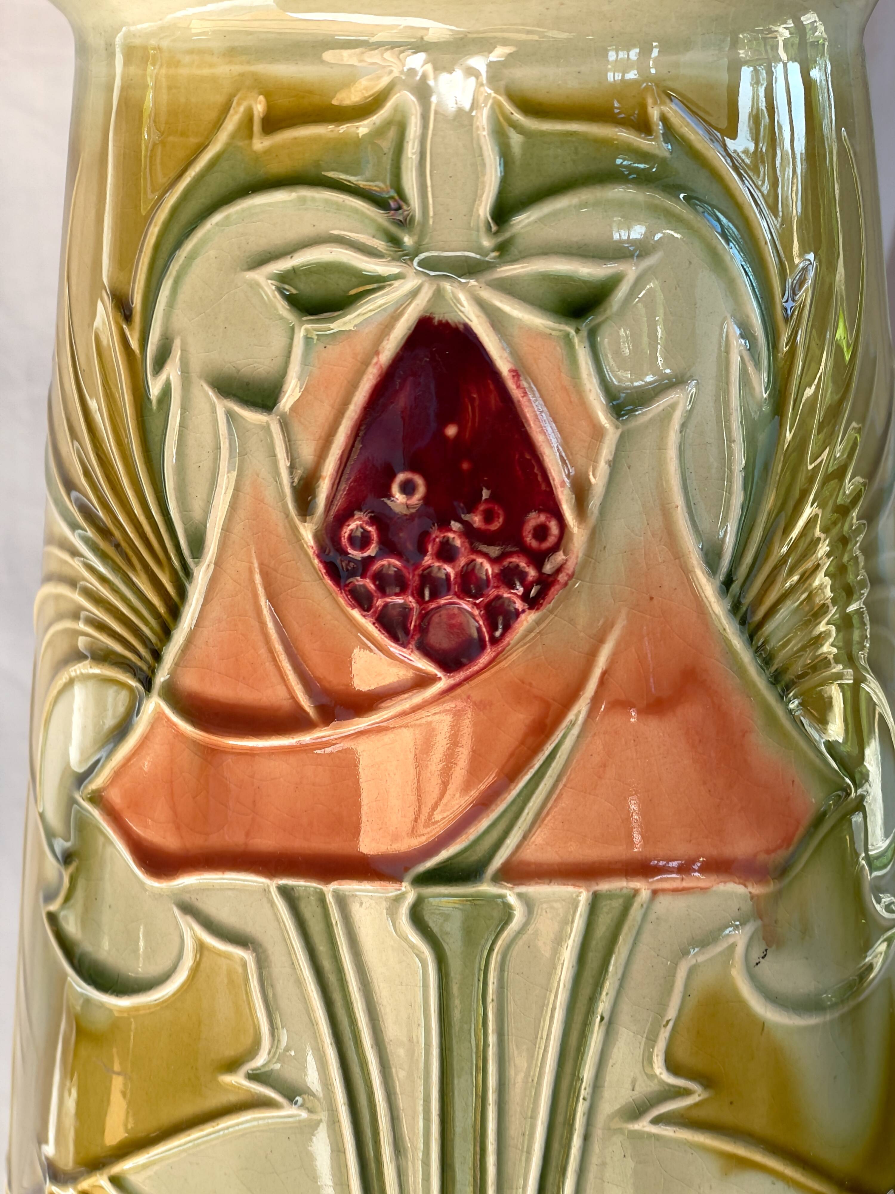 Art Nouveau column 1903 - Minton UK factory, slip-cast ceramic.