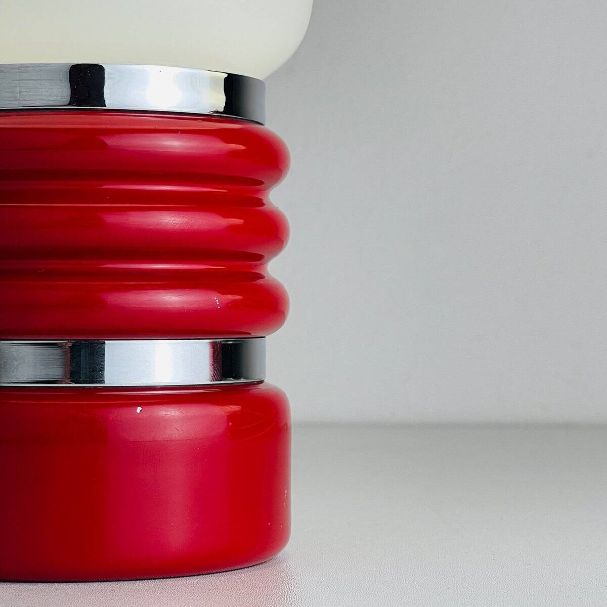 Mid-century table lamps model Bulb attributed to Enrico Tronconi, Italy 1970s, set of 2.