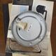 Small square wall-mounted ceiling light with transparent glass, vintage fixture.