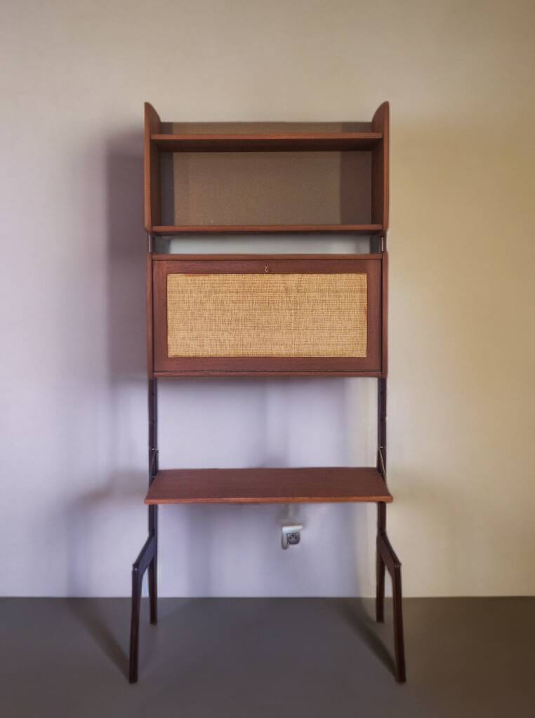 Teak bar cabinet Ergo, Vintage Scandinavian 1960s