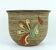 Large mid century flowerpot plant pot dümler & breiden carved dekor
