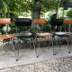 Lot de chaises skaï et chrome vintage