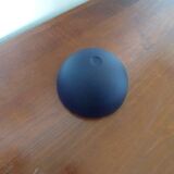 Cobalt blue glass salad bowl