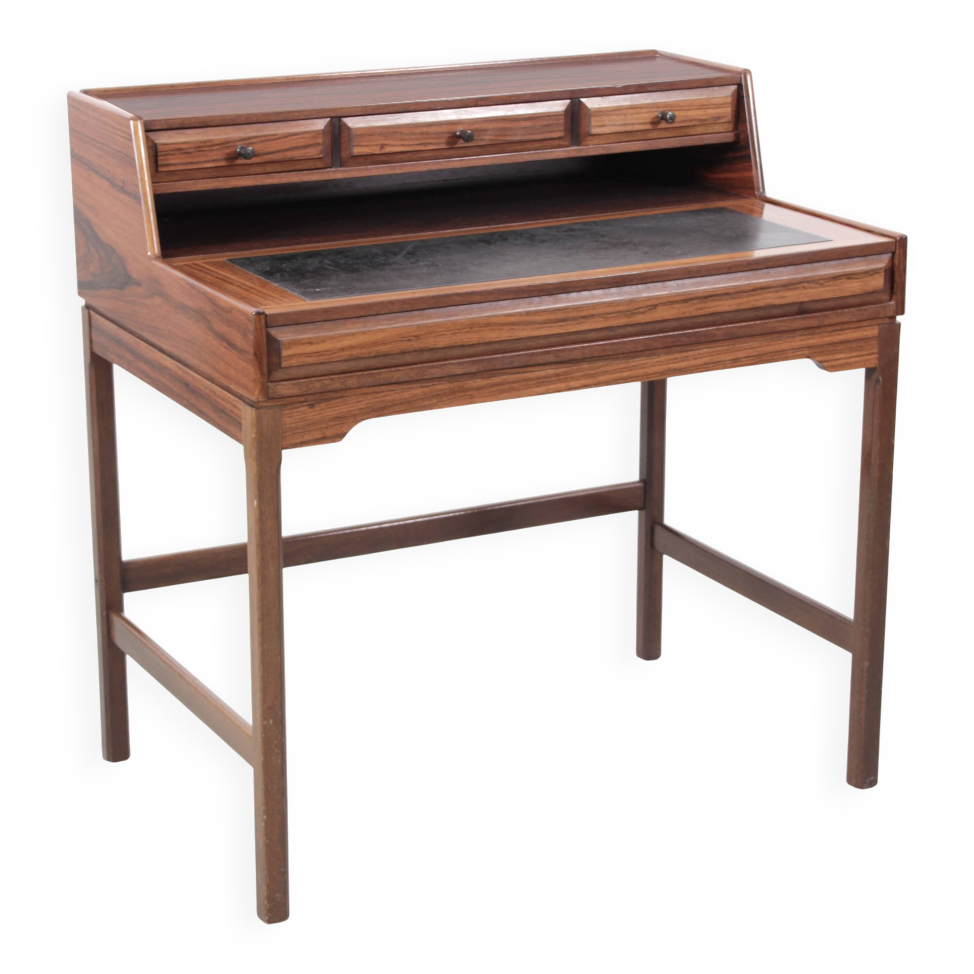 Bureau à gradin scandinave en palissandre de Rio