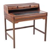 Small Scandinavian step desk in Rio rosewood.